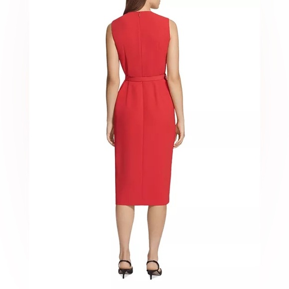 Lafayette 148 New York Jude pleated shift dress size 8 - Picture 4 of 12